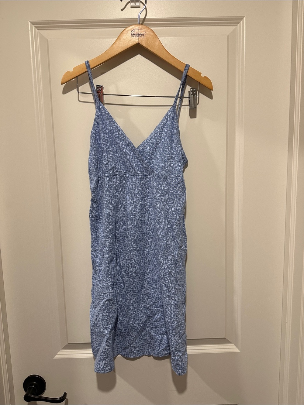 Brandy Melville Light Blue Floral Slip Dress